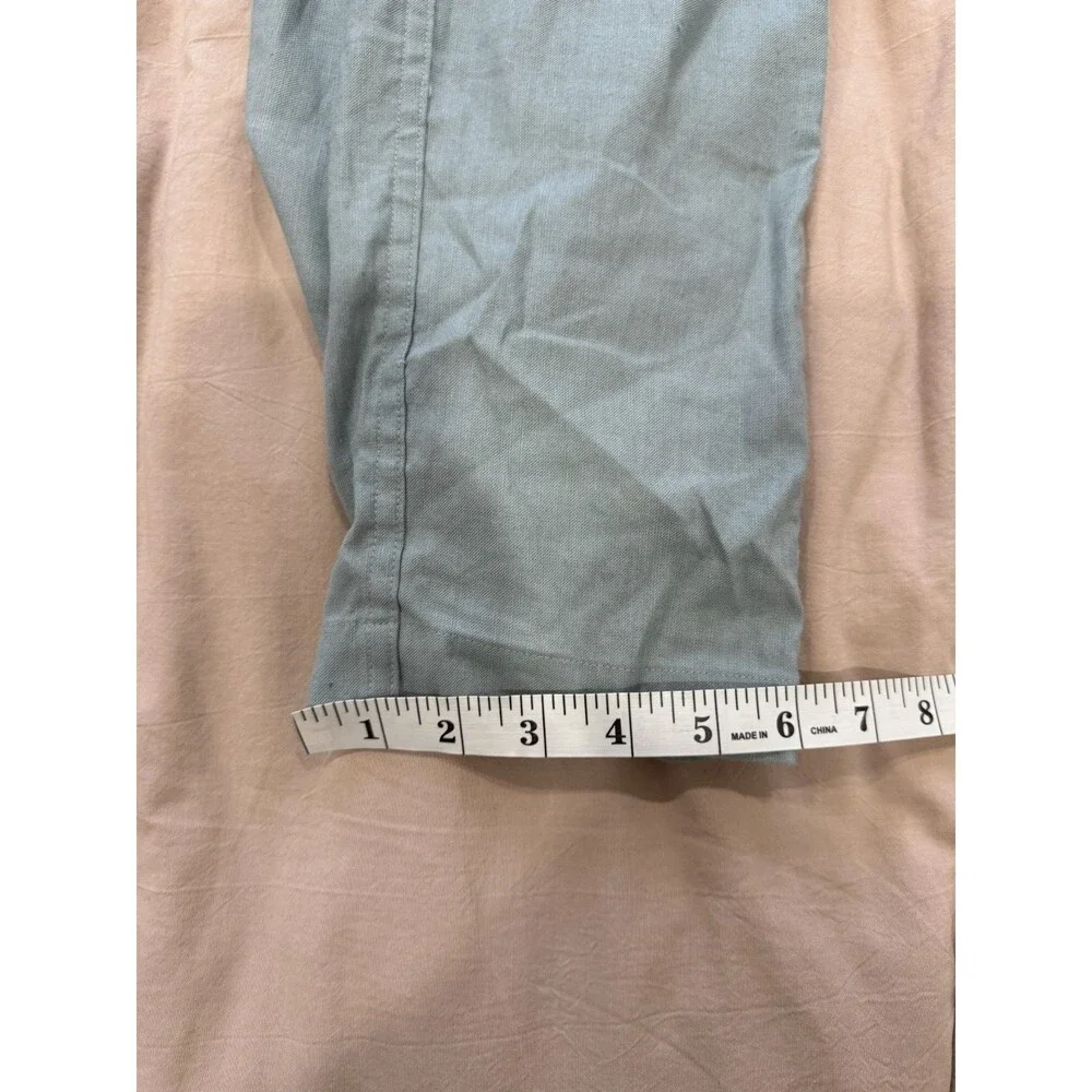 Dandy Del Mar Mens XS Green Brisa Cuban Short Sleeve + Pants Linen Embroidered - Picture 14 of 16